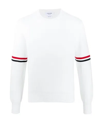 THOM BROWNE THOM BROWNE RWB STRIPED KNIT JUMPER