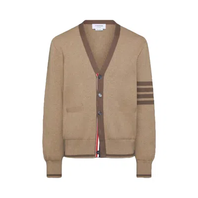 Pre-owned Thom Browne Milano Stitch V Neck Cardigan 'white' | Men's Size 4