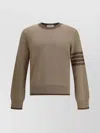 Thom Browne Milano Stitch Cotton Crewneck Sweater
