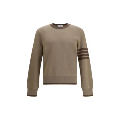Thom Browne Milano Sweater In Brown