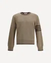 Thom Browne Men Milano Sweater In Brown