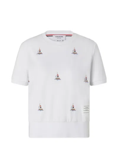 Thom Browne Milano T-shirt In White