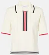 THOM BROWNE MILANO WOOL POLO SHIRT