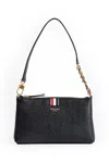 Thom Browne Mini Bag In Pebble Grain Leather In Black