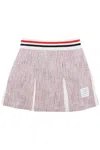 Thom Browne Mini Box Pleated Skirt