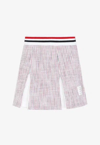 THOM BROWNE MINI BOX PLEATED SKIRT