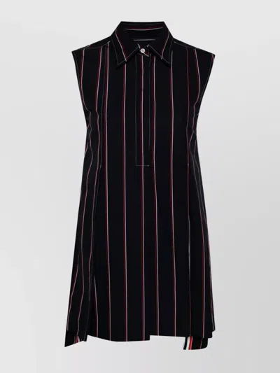 THOM BROWNE MINI CHEMISE LARGE À RAYURES RWB