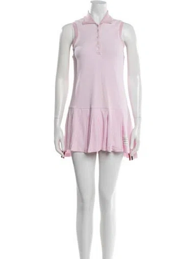 Pre-owned Thom Browne Mini Dress In Pink