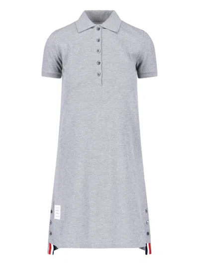 Thom Browne Mini Knit Dress - Grey