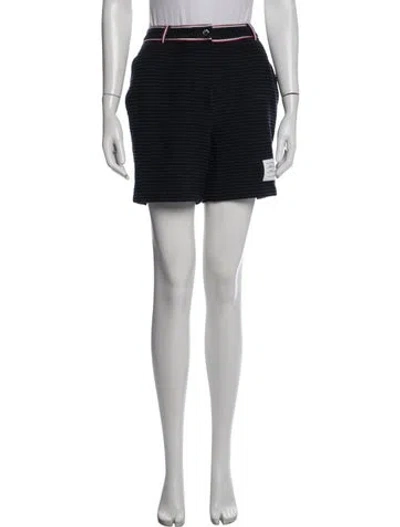 Pre-owned Thom Browne Mini Shorts In Blue