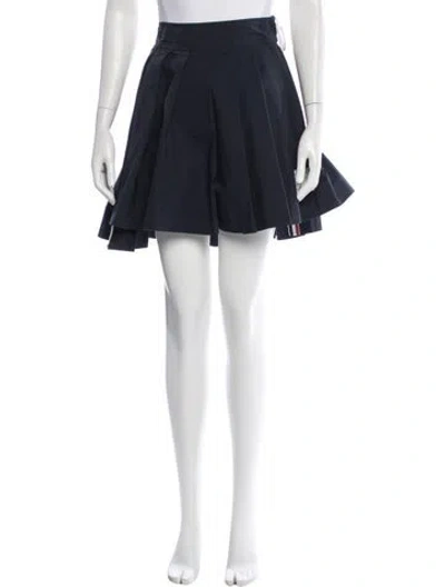 Pre-owned Thom Browne Mini Skirt In Black