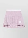 Thom Browne Rwb Cotton Mini Skirt