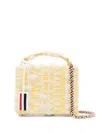 Thom Browne Tweed-tasche In Yellow