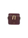 Thom Browne Mini Zip Cosmetic Case In Red
