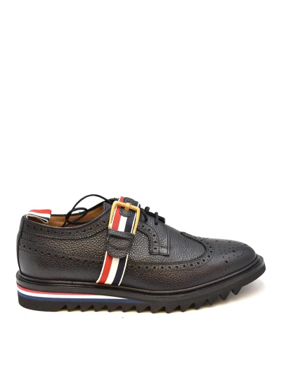 Thom Browne Derby Loafers In Black