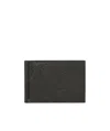 Thom Browne Pebble-grain Leather Billfold Wallet In Black