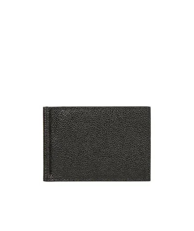 THOM BROWNE THOM BROWNE CLASSIC MONEY CLIP WALLET