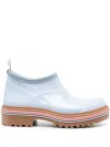 Thom Browne Moulded Ankle Boots In Blue