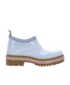 Thom Browne Round Toe Slip-on Boots In Blue