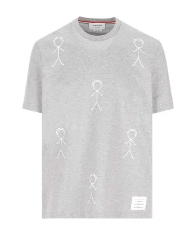 Thom Browne Mr. Thom Icon Cotton T-shirt In White