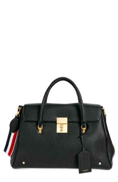THOM BROWNE THOM BROWNE MR. THOM SOFT PEBBLE GRAIN LEATHER LUGGAGE BAG