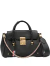 Thom Browne Black Mrs. Thom Medium Satchel In Black