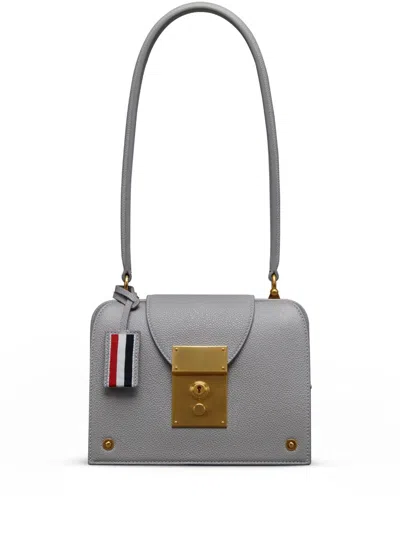 Thom Browne Mrs. Thom Triangle Shoulder Bag In Grey