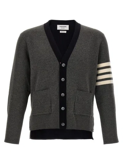 THOM BROWNE MULTICOLOR 4 BAR CARDIGAN