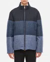 Thom Browne 4 Bar Reversible Neck Zip Up Jacket In Multicolor