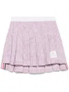 Thom Browne Rwb Cotton Mini Skirt