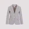Thom Browne Checked Single-breasted Blazer In Multicolor