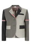 Thom Browne Wool High Armhole Tricolour Sport Coat In Multi