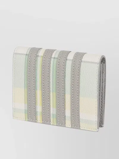 Thom Browne Multicoloured Leather Bi-fold Wallet