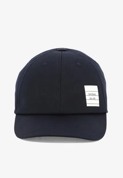 Thom Browne Name Tag Patch Baseball Cap
