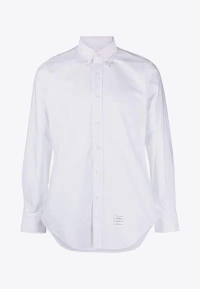 THOM BROWNE NAME TAG PATCH OXFORD SHIRT