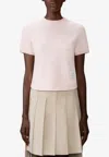 Thom Browne Name Tag Patch T-shirt In White