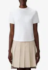 Thom Browne Name Tag Patch T-shirt In White