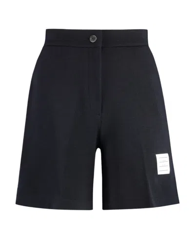THOM BROWNE THOM BROWNE LOGO PATCH SHORTS