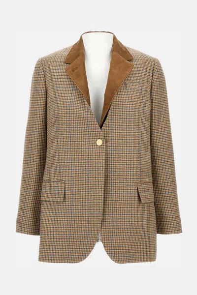 Thom Browne Narrow-shoulder Sport Jacket In Brown