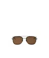 Thom Browne Aviator Sunglasses In Green