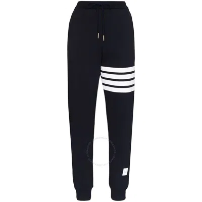 THOM BROWNE THOM BROWNE NAVY 4-BAR ENGINEERED TRACK PANTS