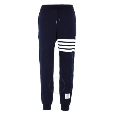 THOM BROWNE THOM BROWNE NAVY 4-BAR LOOPBACK SWEATPANTS