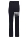 Thom Browne 4-bar Stripe Tailored Trousers In Navy Blue