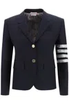Thom Browne 4-bar Single-breasted Blazer In Blue