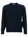 Thom Browne 4 Bar Sweaters And Cardigans In Navy Blue