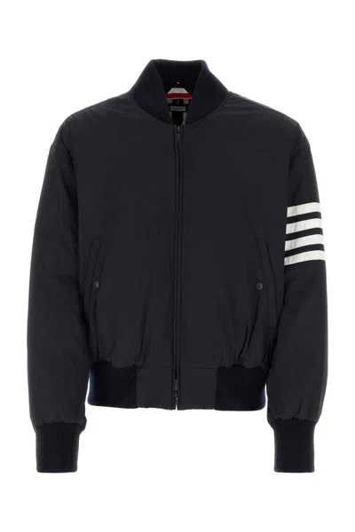 Thom Browne Navy Blue Casual Jacket