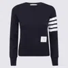 Thom Browne Pullover Sweatshirt With Engineered 4 Bar In Classic Loopback Clothing