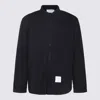 Thom Browne Midnight Blue Cotton Blend Oversize Shirt