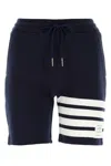 Thom Browne 4-bar Shorts In Navy Blue