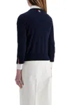 Thom Browne Milano Classic V Neck Fine Merino Wool Cardigan